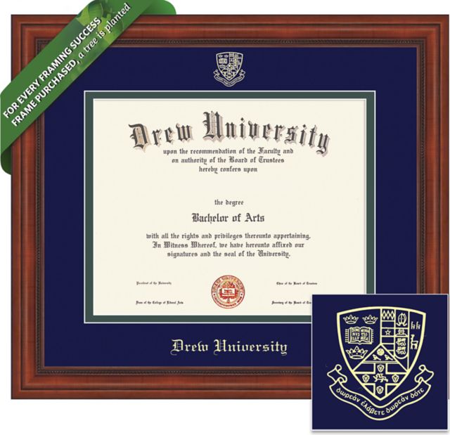 Drew University Millenium Diploma Frame -ONLINE ONLY