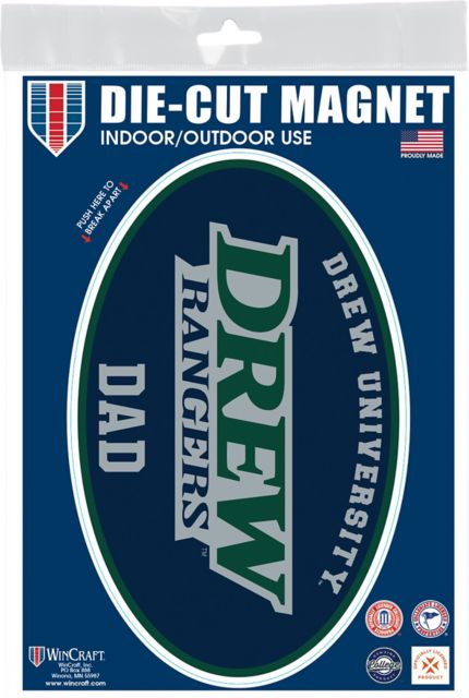 Drew University Dad 3.5 x 5.5 Oval Magnet