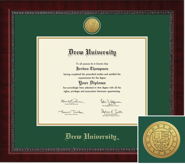 Church Hill Classics Engraved Diploma Frame. Bachelors, Masters, PhD. - ONLINE ONLY
