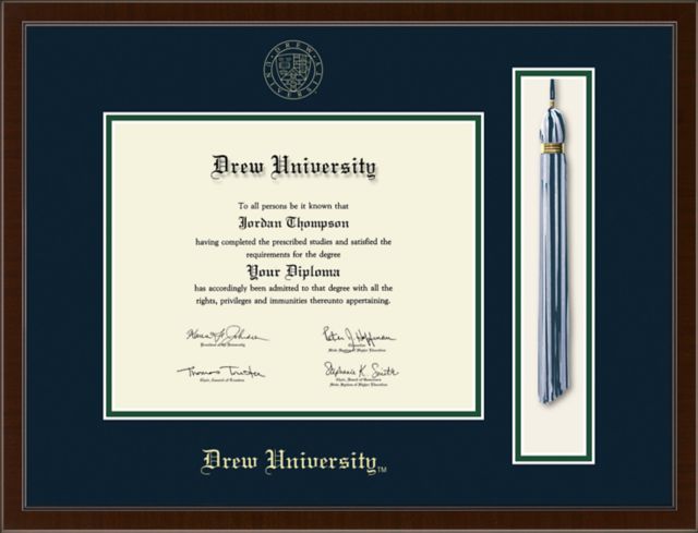 Church Hill Classics Tassel Diploma Frame. Bachelors, Masters, PhD. - ONLINE ONLY