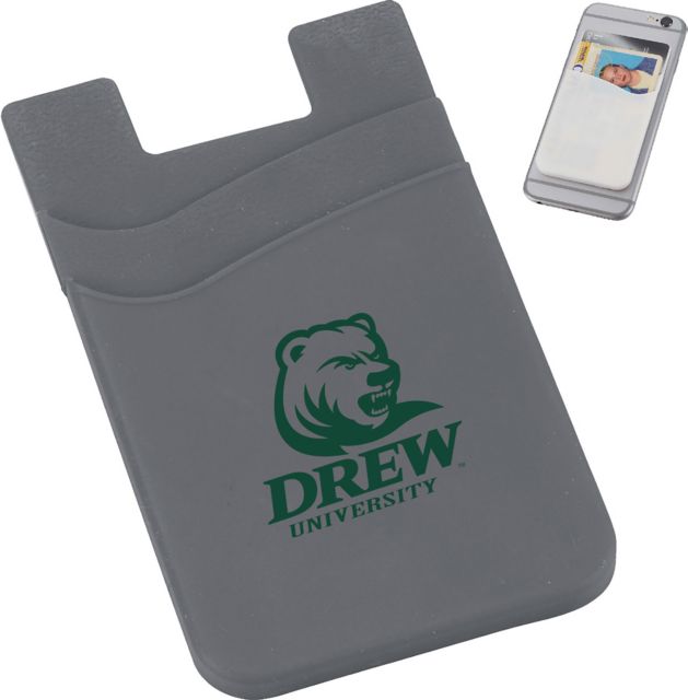 Drew University Silicone Card Wallet