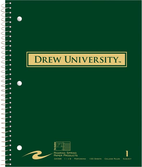 Drew University 1 Subject Notebook
