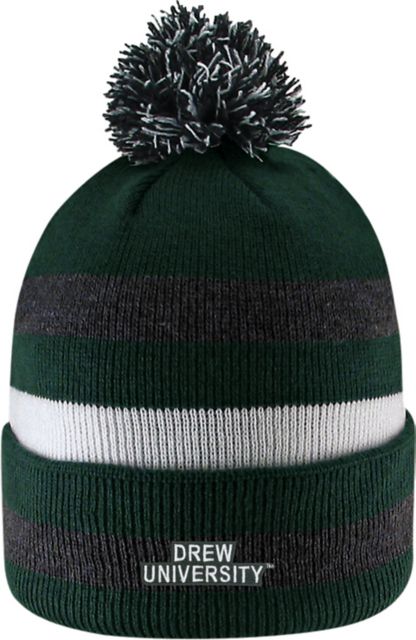 Drew University Knit Cuff Pom Hat