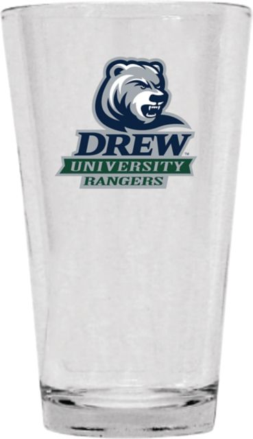Drew University Rangers 16 oz. Glass