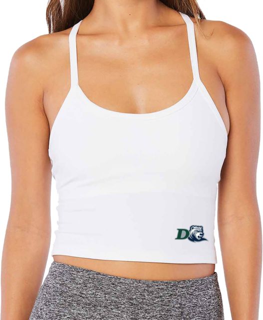 Drew University Beyond Yoga Spacedye Slim Racerback Cropped Tank
