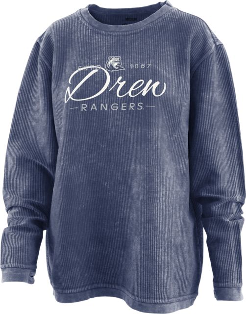 Drew University Rangers Women's Corduroy Crewneck Sweatshirt