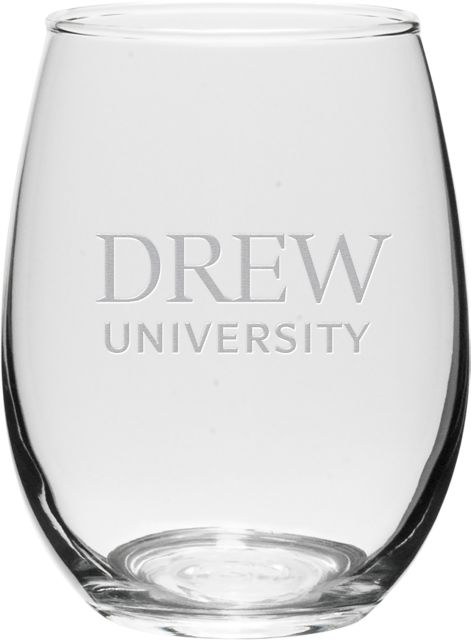 Drew University 15 oz. Wine Glass