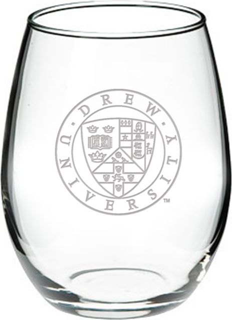 Drew University 21 oz. Stemless Wine Glass