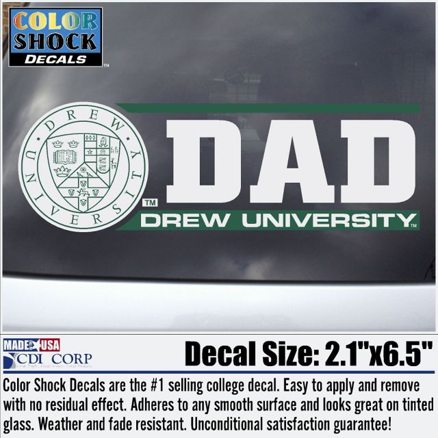 Drew University Dad Decal