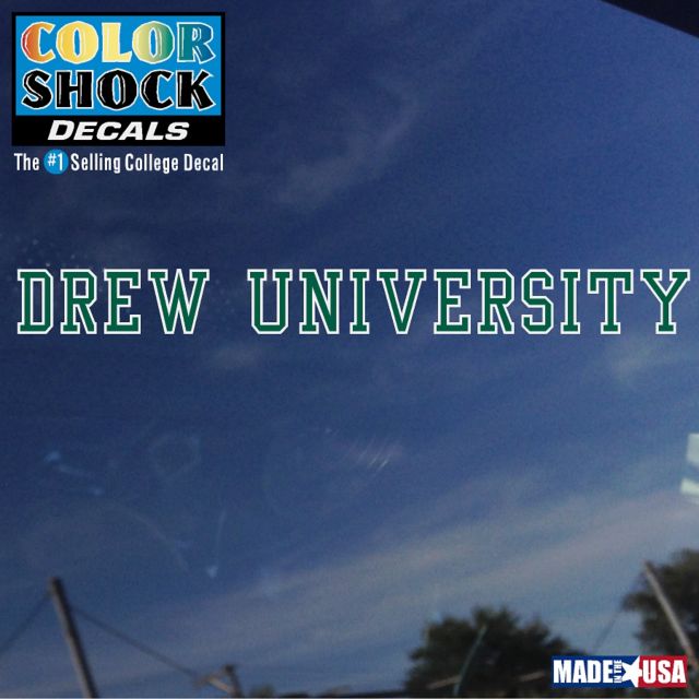 Drew University Strip Decal