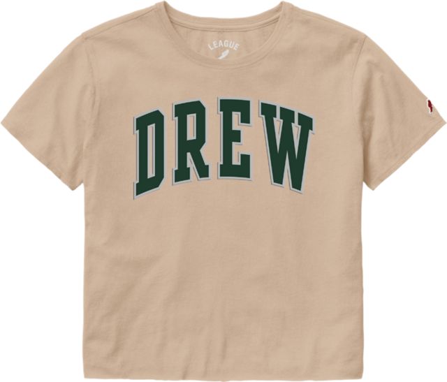 Drew University Short Sleeve Cropped T-Shirt