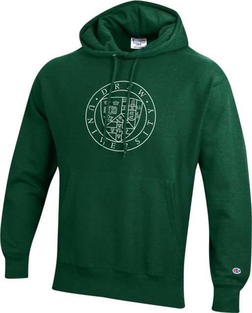 Drew University Reverse Weave Hooded Sweatshirt