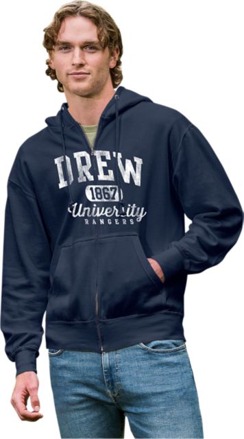 Drew University Rangers Full Zip Hood
