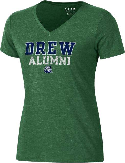 Drew University Women's Alumni V-Neck Short Sleeve T-Shirt