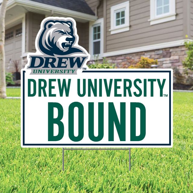 Drew University Bound 22 x 19 Lawn Sign