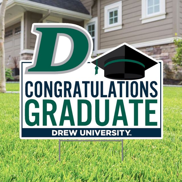 Drew University Grad 22 x 19 Lawn Sign