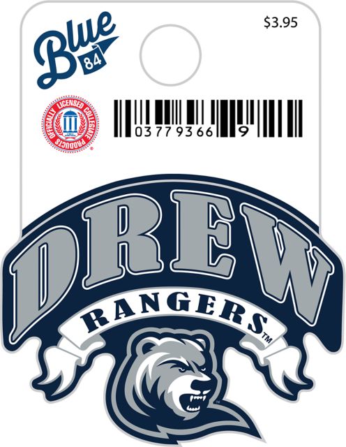 Drew University Rangers Mini Sticker