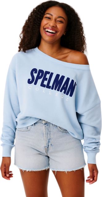 Spelman College Off Shoulder Long Sleeve Top