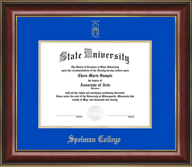 Spelman College Classic Diploma Frame