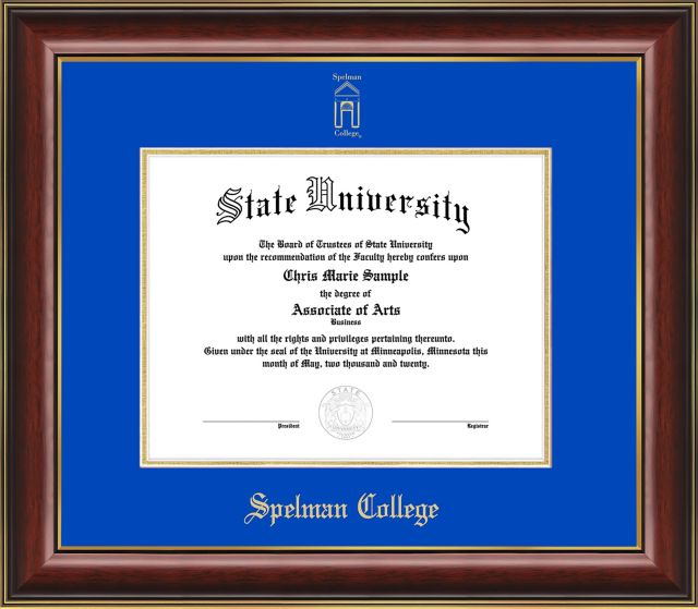 Spelman College Classic Diploma Frame