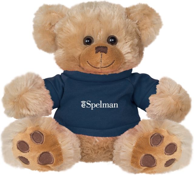 Spelman College Plush Big Paw 8 1/2 inch Brown Bear w/Shirt