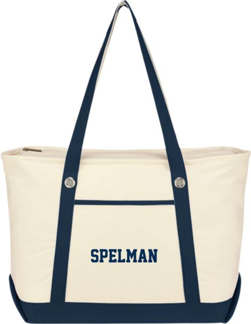 Spelman College Canvas Zipper Tote Bag