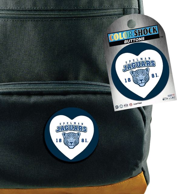 Spelman College 3'' Heart Button