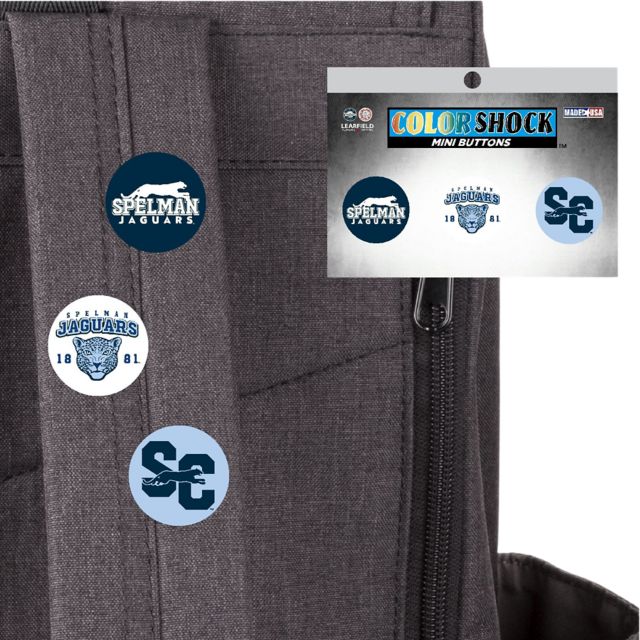 Spelman College Jaguars Mini Button - 3 Pack