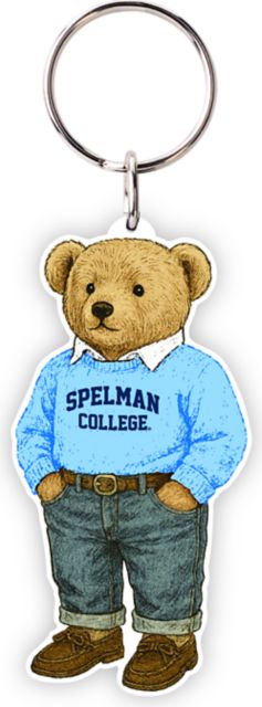 Spelman College Teddy Bear Keychain