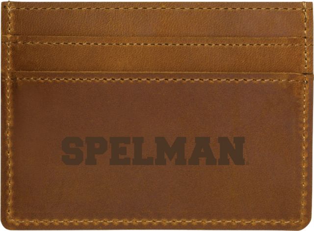 Spelman College Leather Card Holder