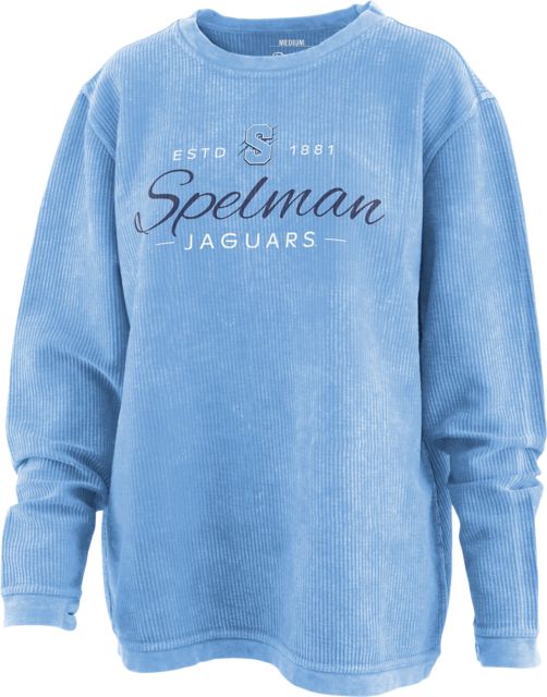 Spelman College Jaguars Women's Corduroy Crewneck Sweatshirt