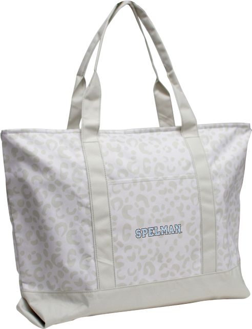 Spelman College Leopard Tote