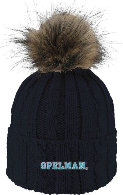 Spelman College Women's Fur Pom Beanie