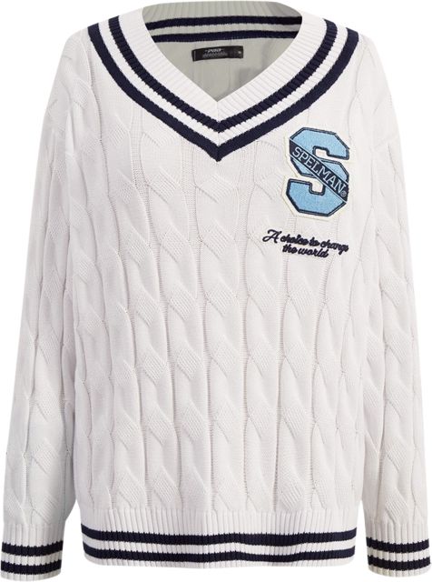 Spelman College Women's V-Neck Sweater