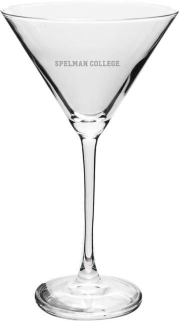 Spelman College 10 oz Martini Glass