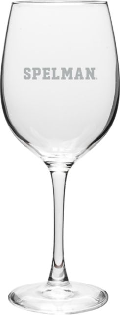 Spelman College 16 oz. Wine Glass
