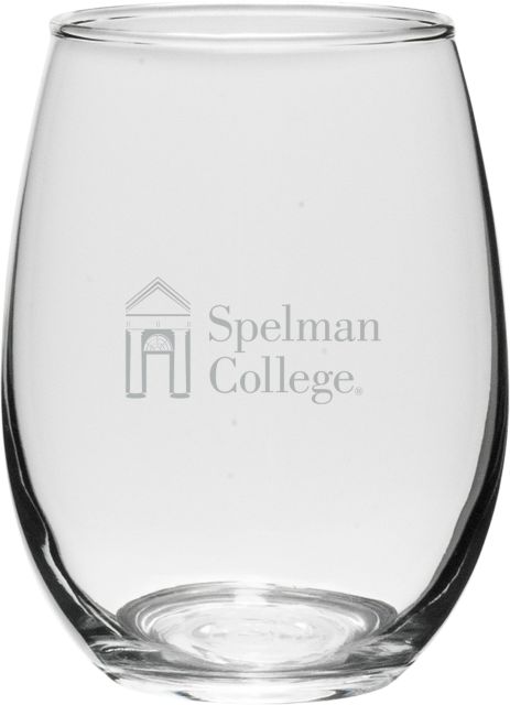 Spelman College 21 oz. Stemless Wine Glass