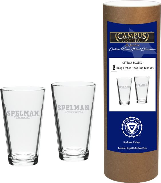 Spelman College Alumni 16 oz. Mixing Glass - Set of 2
