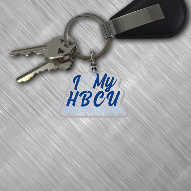 Spelman College Love Lasercut Keychain