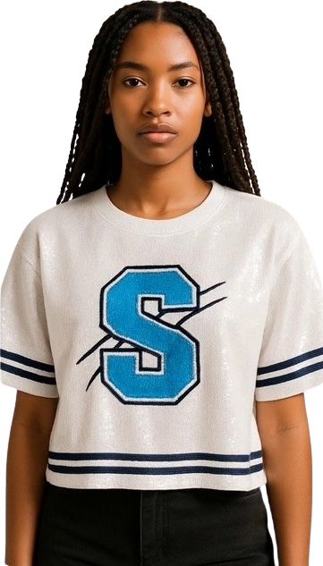 Spelman College Women's Sequin Jersey Shirt