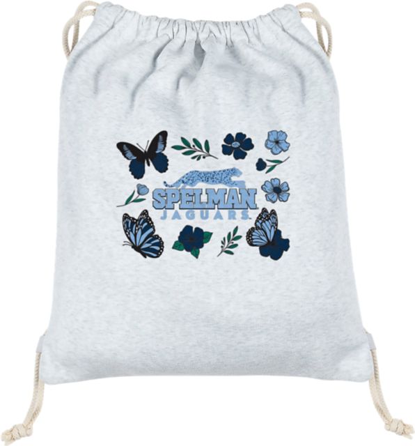 Spelman College Jaguars Sweatshirt Drawstring Bag