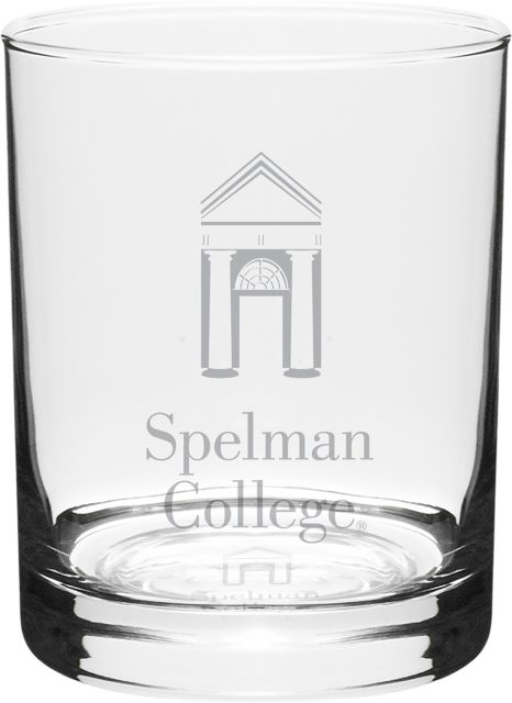 Spelman College 14 oz. Double Old Fashioned Glass