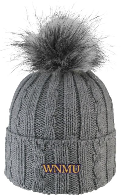 Western New Mexico University Women's Fur Pom Beanie