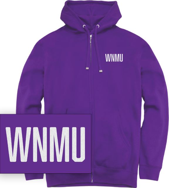 Western New Mexico University Chainstitch Full Zip Hooded Sweatshirt
