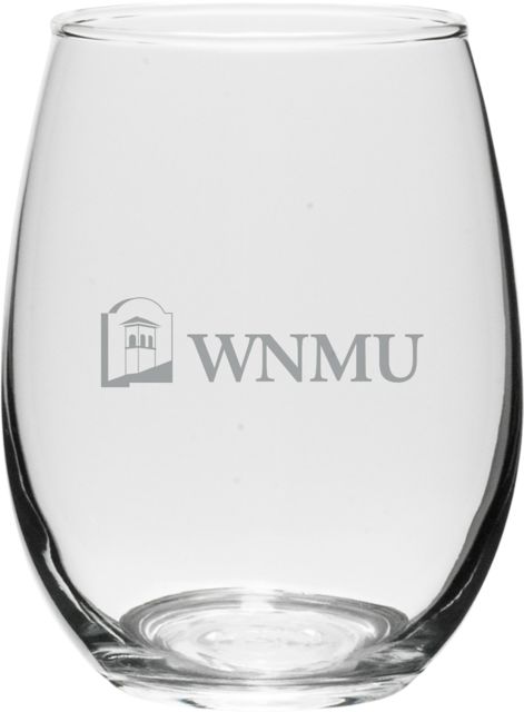 Western New Mexico University 15 oz. Wine Glass