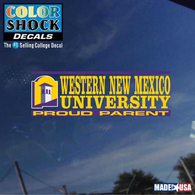 Western New Mexico University Proud Parent Decal