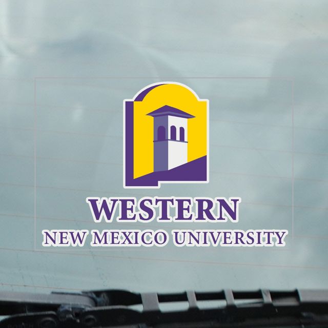 Western New Mexico University Cling Decal
