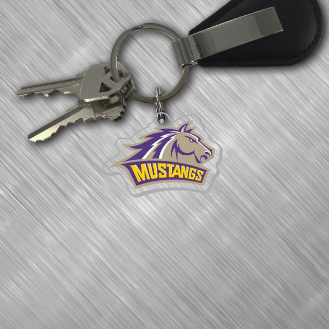 Western New Mexico University Mustangs Keychain