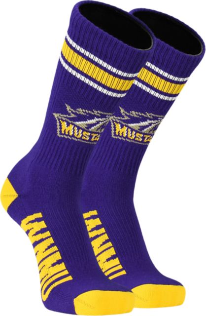 Western New Mexico University Mustangs Crew Socks