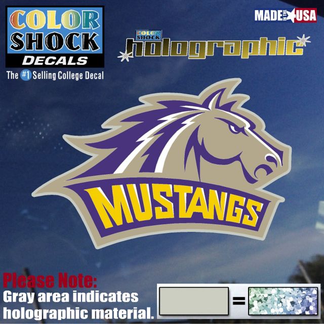 Western New Mexico University Mustangs Holographic Decal